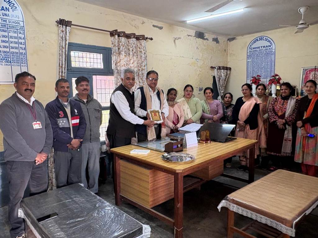 Dr Avtar Singhs inspiring address at Government Senior Secondary School Chhetra